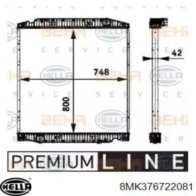 Radiador 41218266 Iveco
