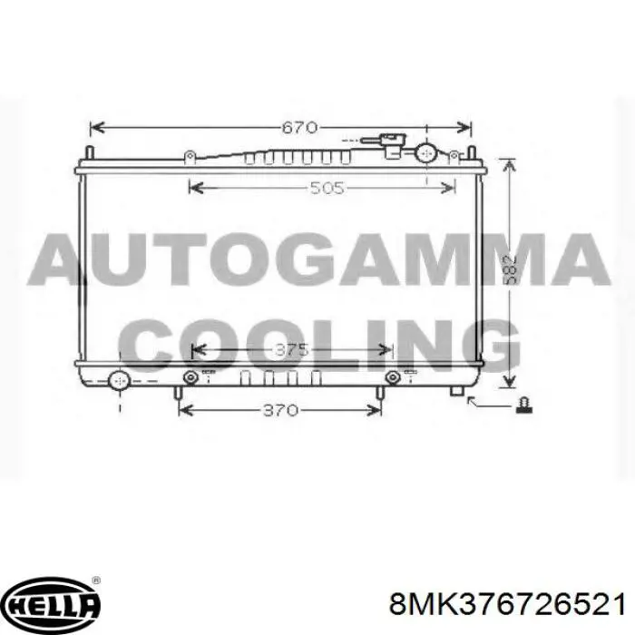Água radiador Nissan/Infiniti 214600W010 precio, desde 134,96 EUR