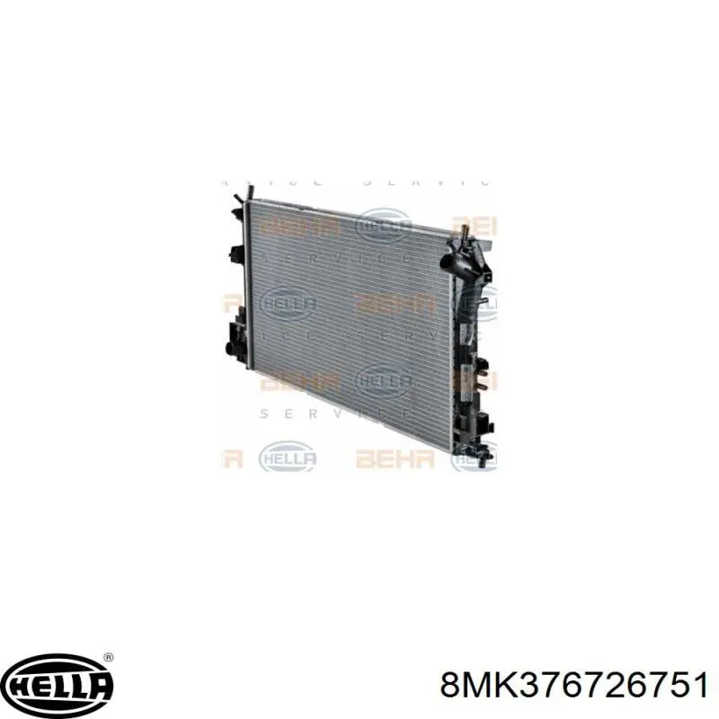 Radiador 1300246 Opel