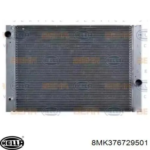 8MK376729501 HELLA radiador