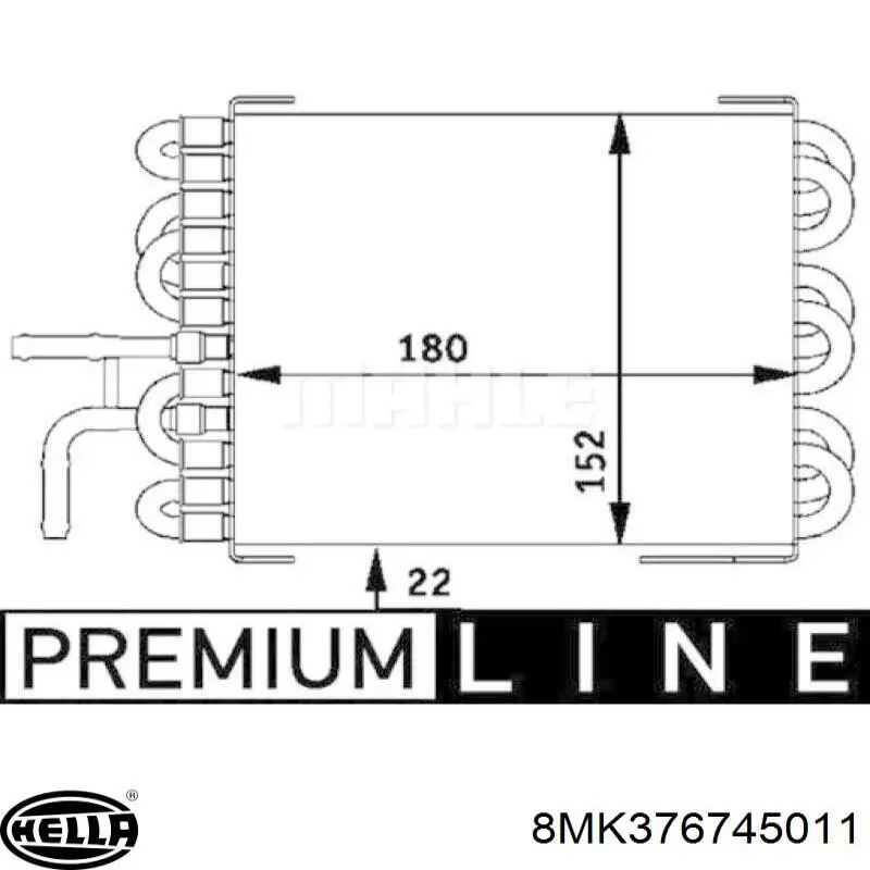Intercambiador de calor de combustible HELLA 8MK376745011 precio, desde 64,69 EUR