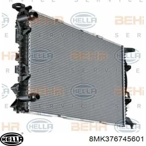 Radiador 7G918C342BD Ford