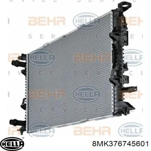 Radiador de água Ford 7G918005BD