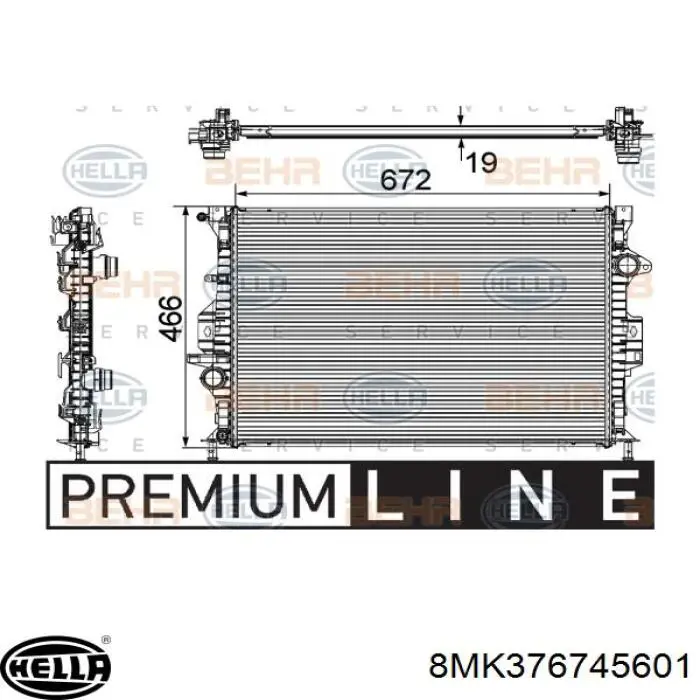 Água radiador Ford 7G918C342BD precio, desde 61,71 EUR