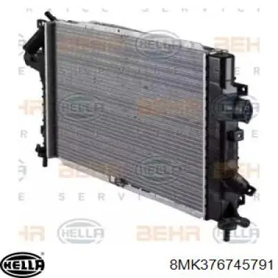 Radiador de água Nissens 63112A