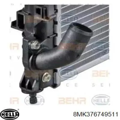 Radiador 17117570489 BMW