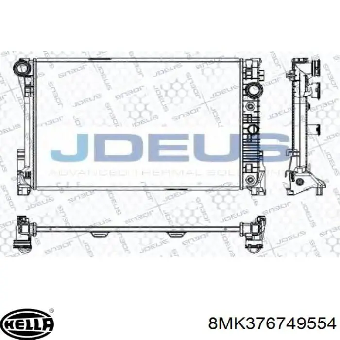 Radiador 350213163300 Magneti Marelli