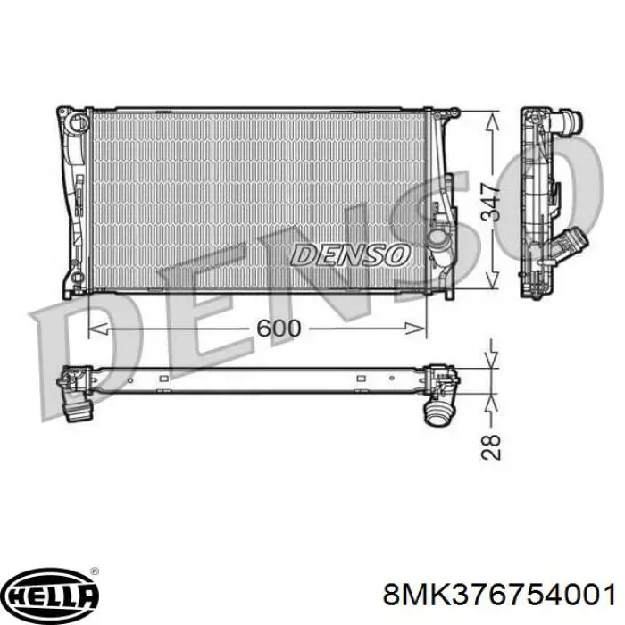 Água radiador BMW 781025801 precio, desde 78,14 EUR