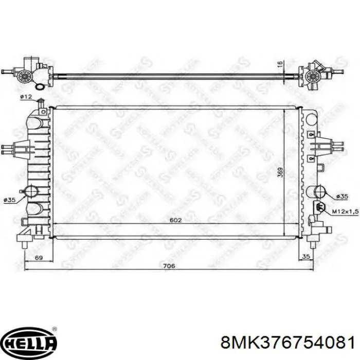 Comprar 13170110 Opel Radiador de auto