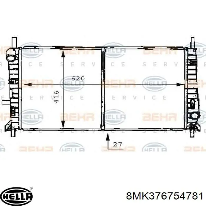Água radiador Ford 1671775 precio, desde 73,10 EUR