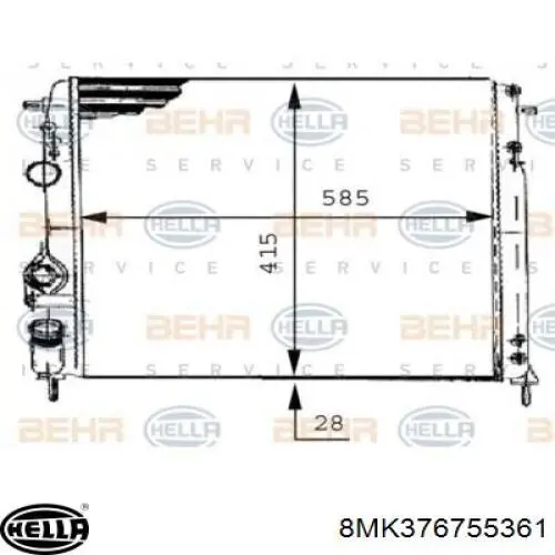 Água radiador Renault (RVI) 8660000492 precio, desde 69,64 EUR