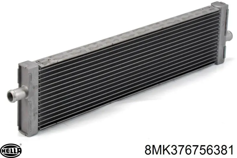 8MK376756381 HELLA radiador, refrigeración del motor adicional
