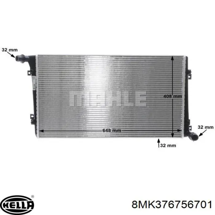 Radiador PL442472 Koyorad