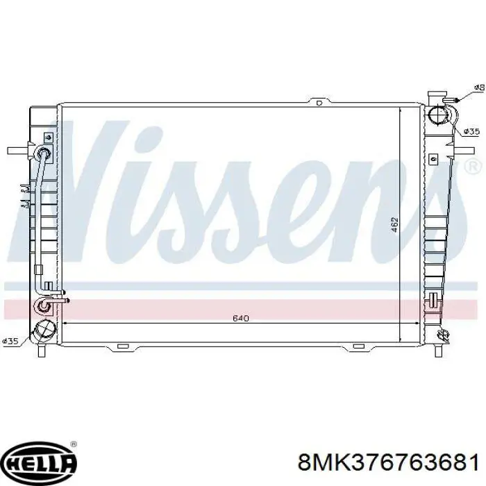 Comprar S253102E500 Hyundai/Kia Radiador de auto