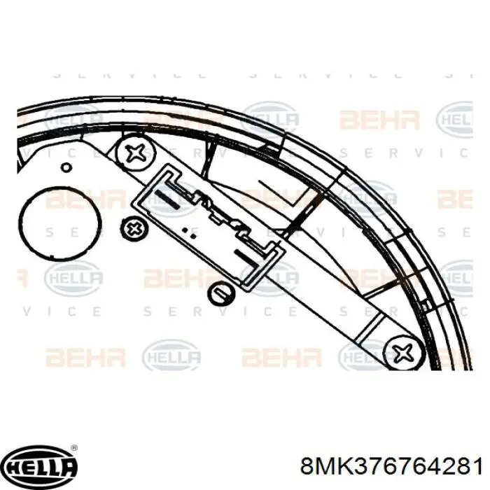 Radiador 3M5H8005TL Mazda