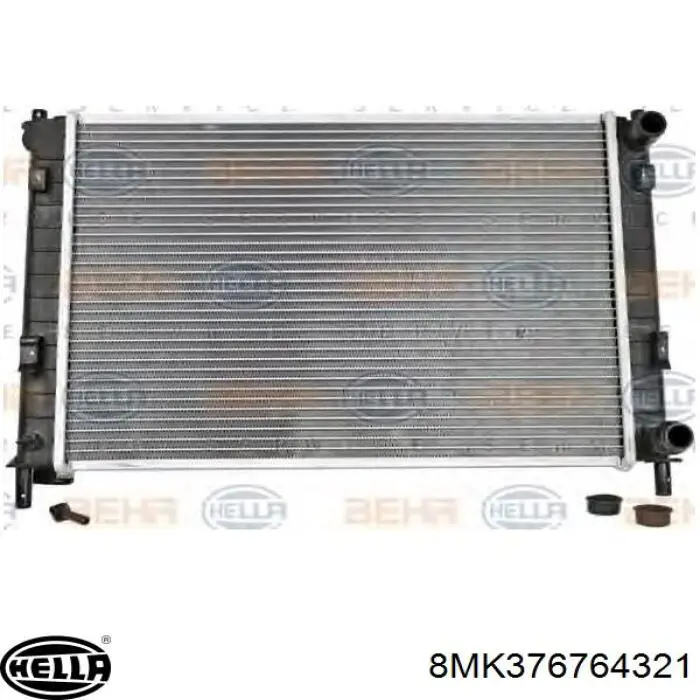 2S6H8C342AE Ford radiador