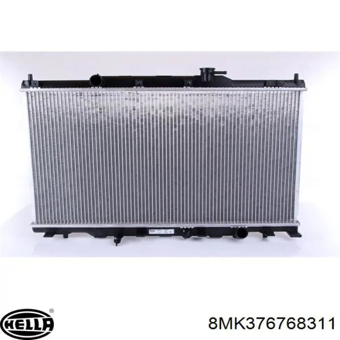 8MK376768311 HELLA radiador refrigeración del motor