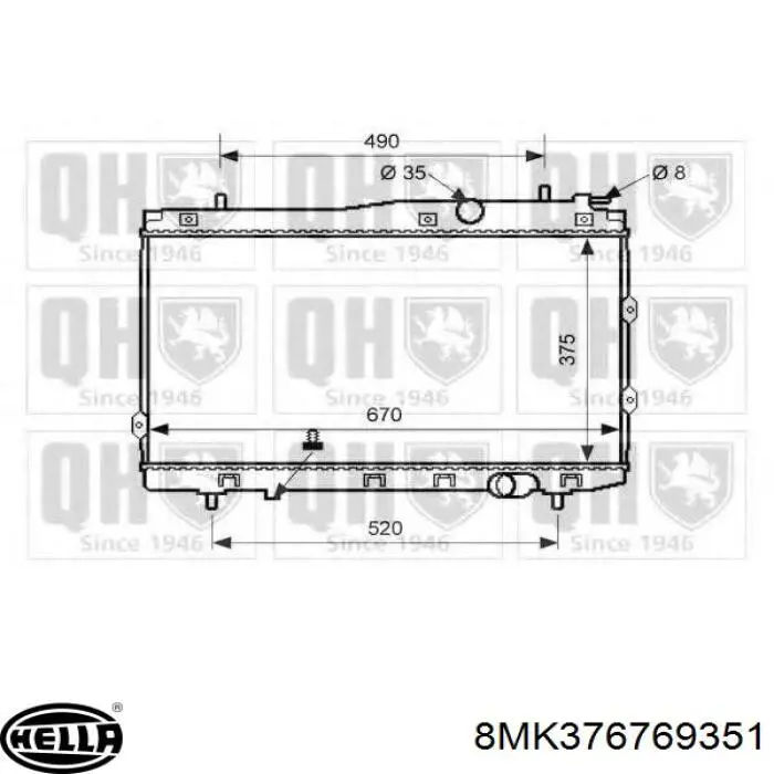 Água radiador Hyundai/Kia 253102F061 precio, desde 82,58 EUR