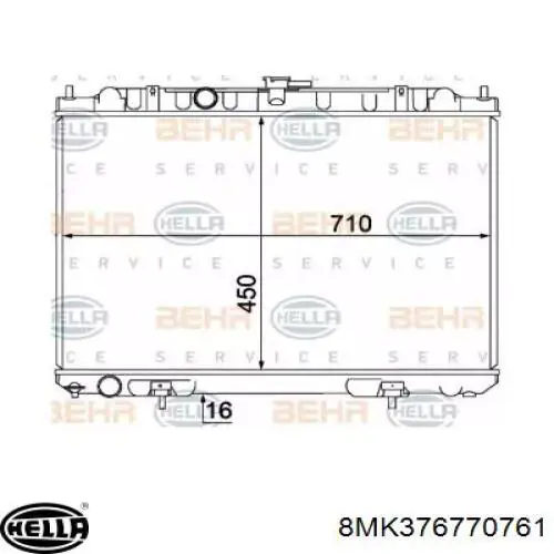 Comprar 214108H900 Nissan/Infiniti Radiador de auto