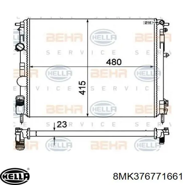 Comprar 8200330848 Renault (RVI) Radiador de auto