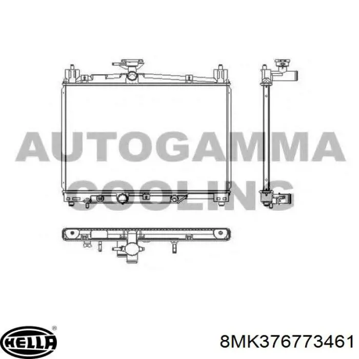 164000J020 Toyota Refrigeración del motor