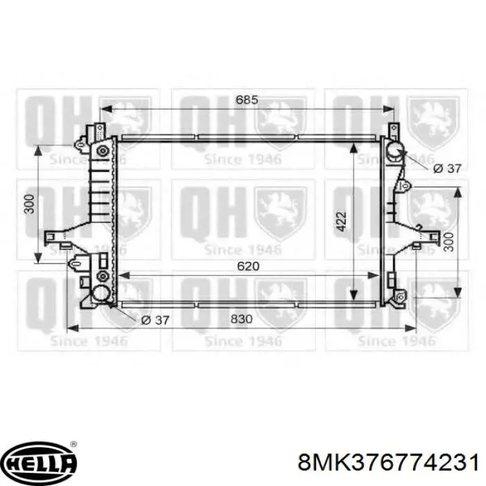 Água radiador Volvo 30723909 precio, desde 106,45 EUR