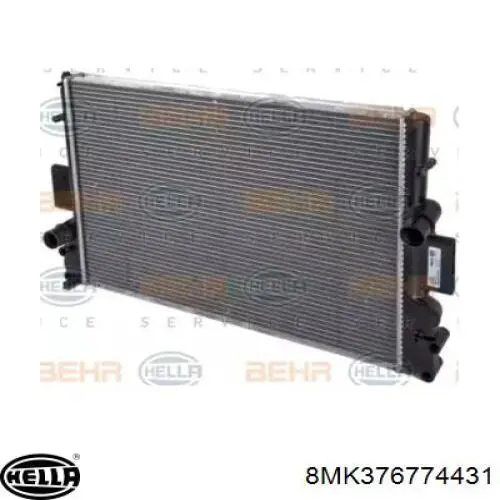 CR1551000P Mahle Original radiador