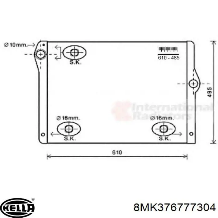 Comprar 17118617905 BMW Radiador de auto