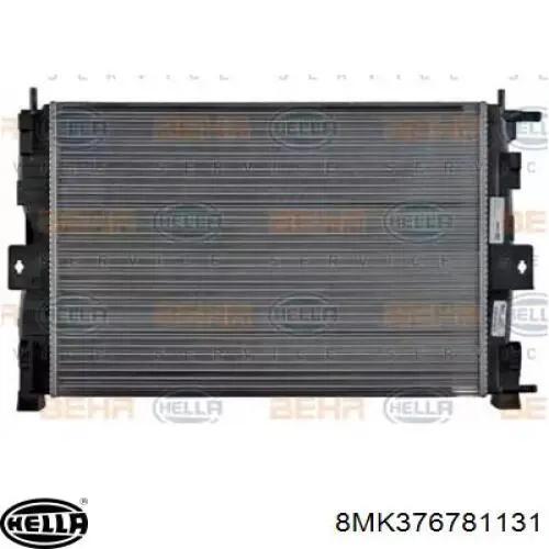 728-0059-R TYC radiador refrigeración del motor