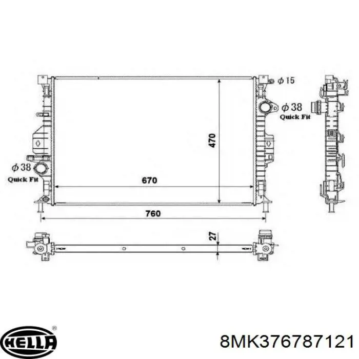 Comprar LR006715 Ford Radiador de auto