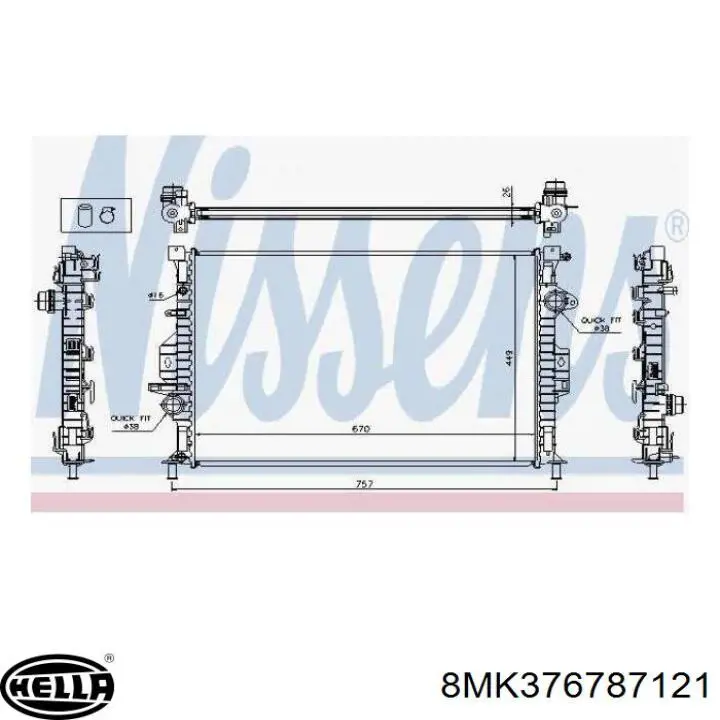 Água radiador Ford LR006715 precio, desde 94,30 EUR
