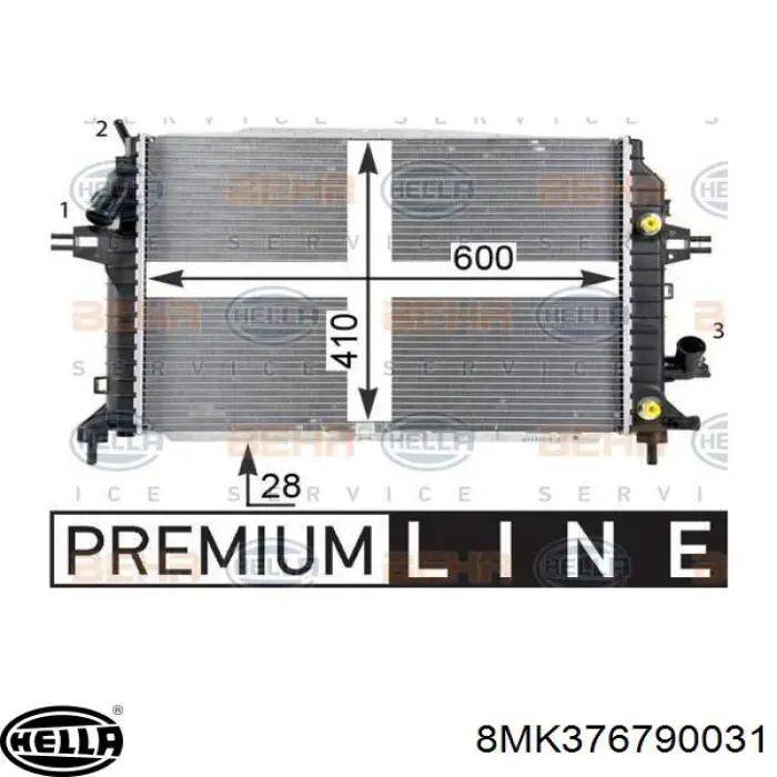 Comprar R12135 Sato Tech Radiador de auto