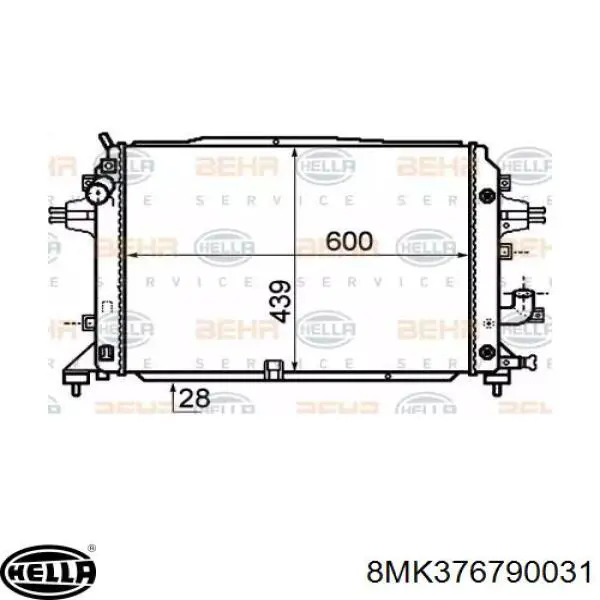 Radiador R12135 Sato Tech