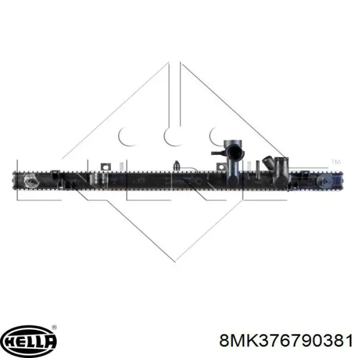 Radiador de água Mazda L51715200C