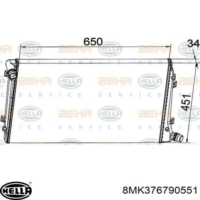Comprar 354245 Kale Radiador de auto