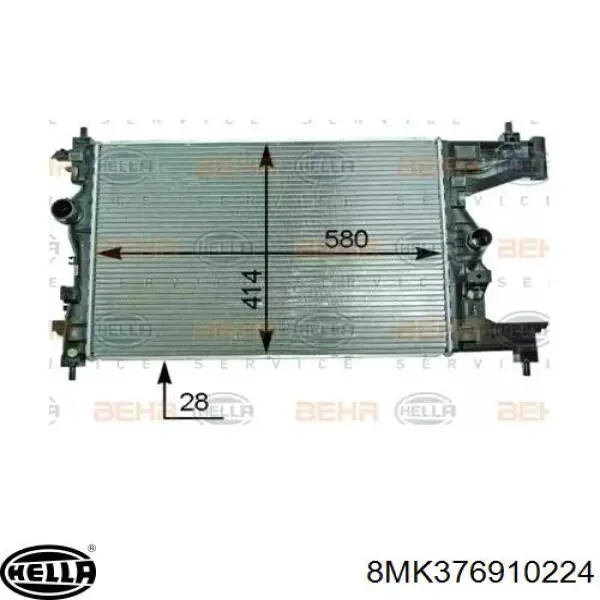 Comprar 13266755 General Motors Radiador de auto
