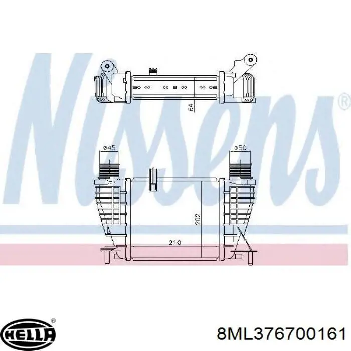 Radiador de aire de admisión Nissan/Infiniti 144619U20A precio, desde 75,50 EUR
