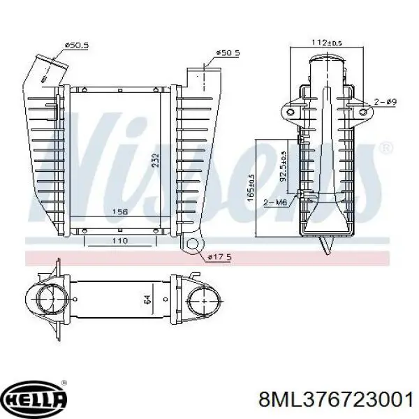  Intercooler Opel Omega 