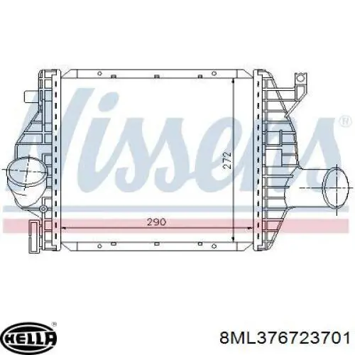 Radiador de aire de admisión Mercedes 6385012301 precio, desde 85,67 EUR
