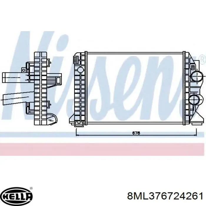 Radiador de aire de admisión Mercedes 9705010201 precio, desde 391,02 EUR