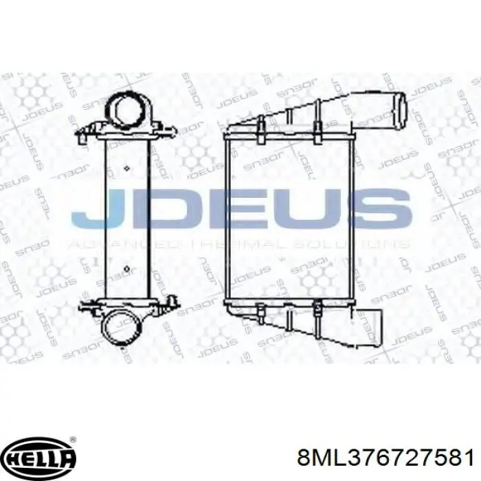 Intercooler 487040N Dasis