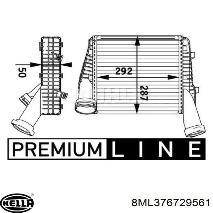 Comprar 7L6145803J VAG Turbo intercooler