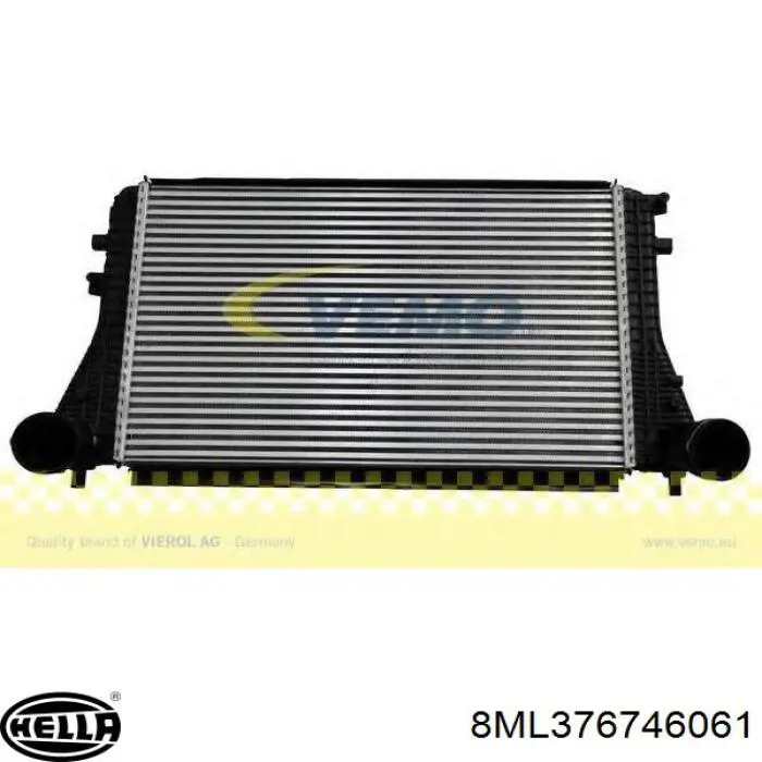 7750072 Kamoka Radiador de intercooler