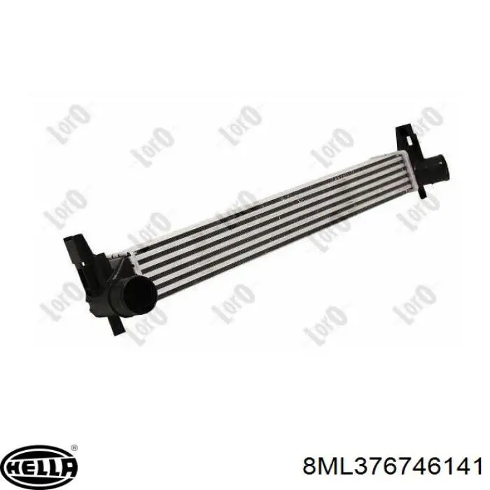 Radiador intercooler Mahle Original CI165000P