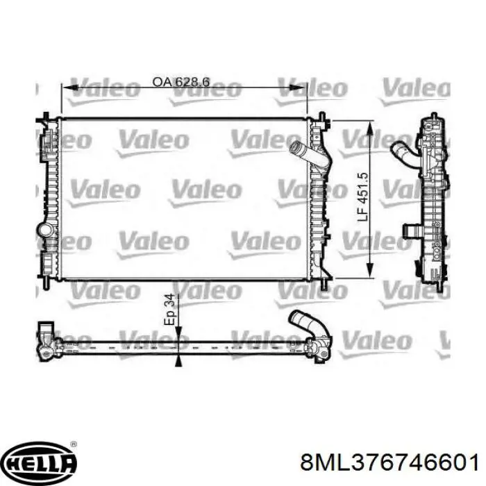 Enfriador de aire de admisión Nissan/Infiniti G3062005