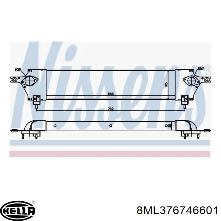 Radiador de aire de admisión Nissan/Infiniti G3062005 precio, desde 114,71 EUR