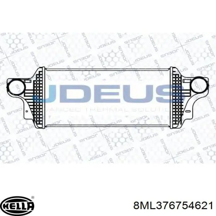1645000000 Mercedes Radiador de intercooler