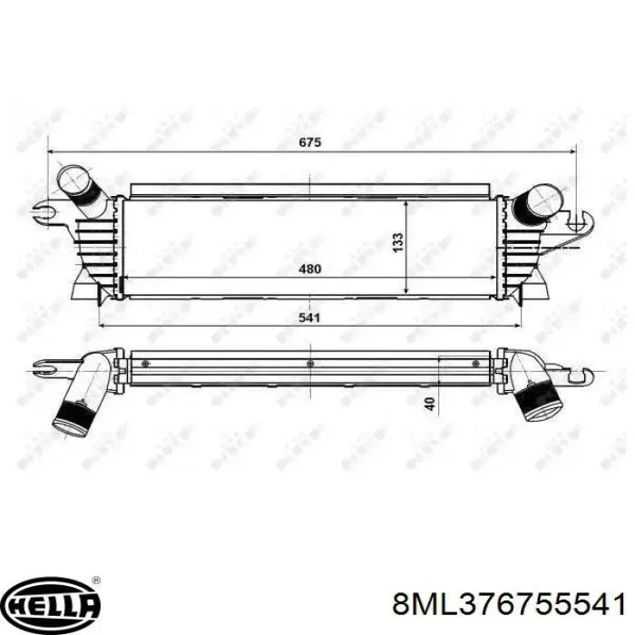 Comprar 8200382109 Renault (RVI) Turbo intercooler
