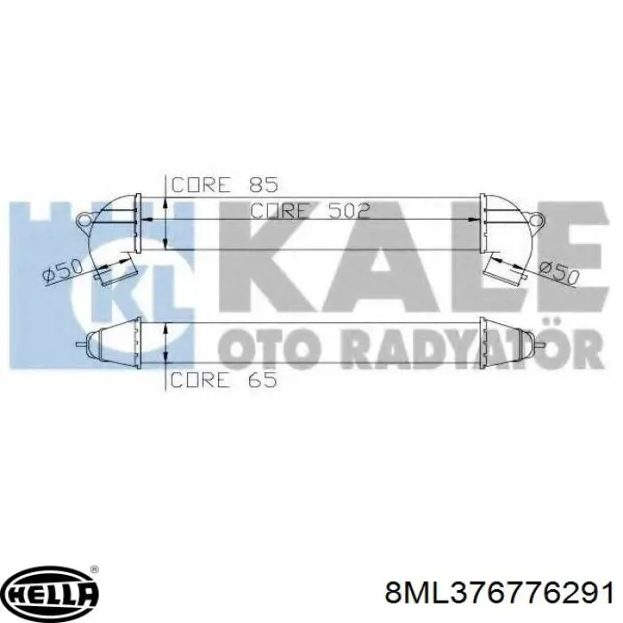 Comprar 46779532 Fiat/Alfa/Lancia Turbo intercooler