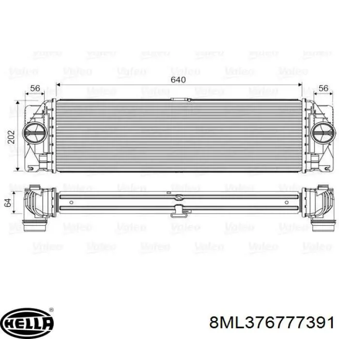 CI368000S Mahle Original intercooler